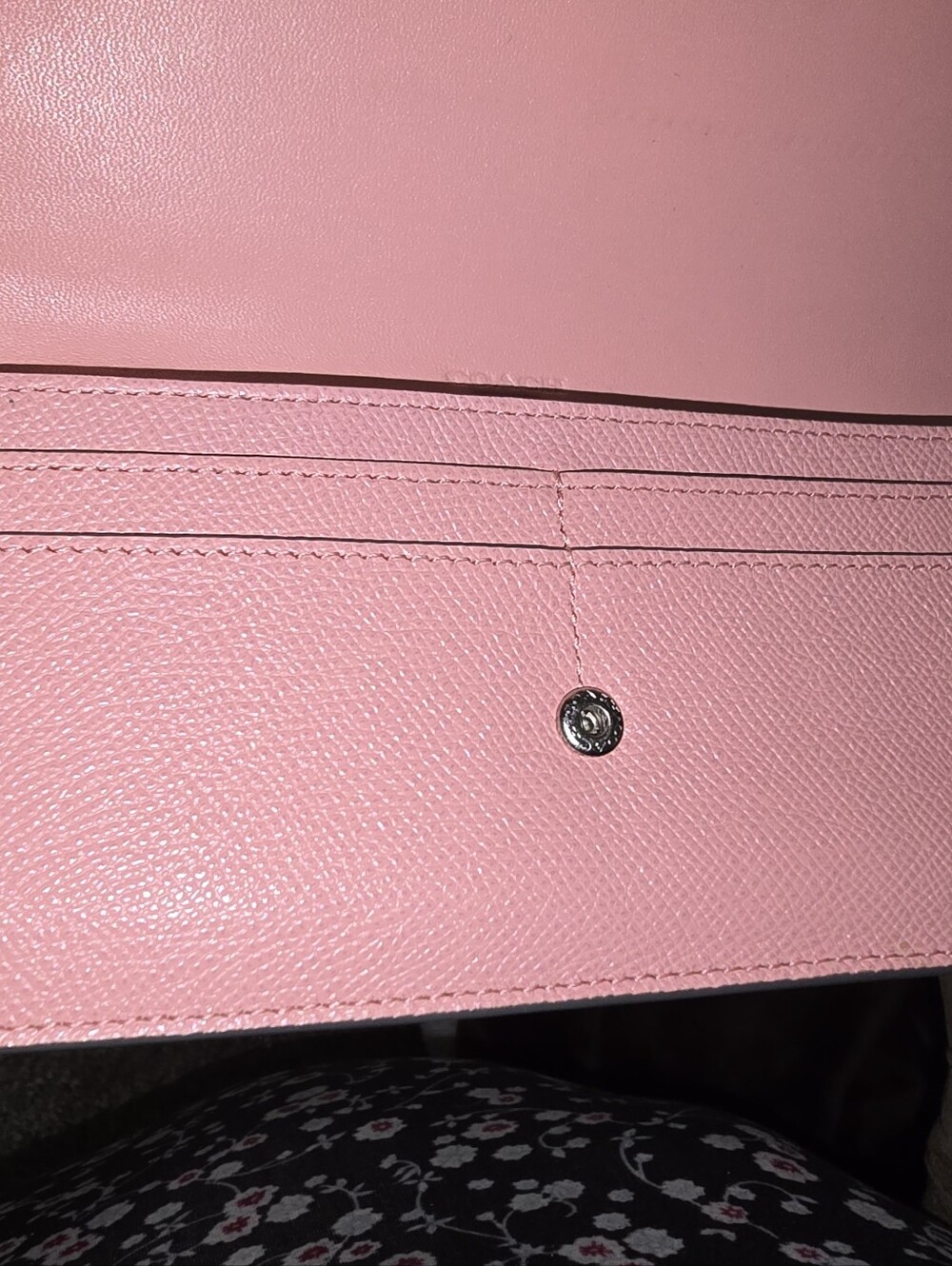 Coach Pink Leather Tote with Matching Wallet Silver Hardware - Picture 11 of 13